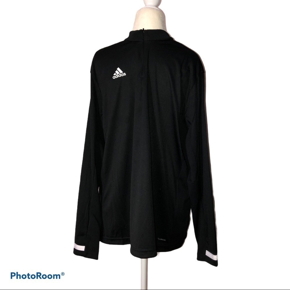 NWT ADIDAS Team 19 Long Sleeve 1/4 Zip Pullover Top Sz XL